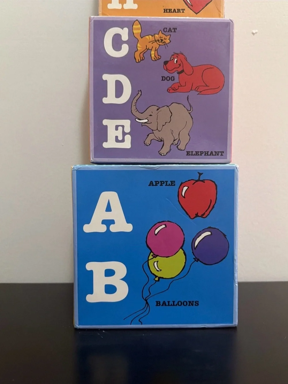 Vintage Clifford ABC blocks